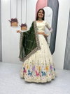 PC 503 Pure Tissue Silk Heavy Thread & Sequence Work Lehenga With Choli Dupatta Wholesalers In Delhi